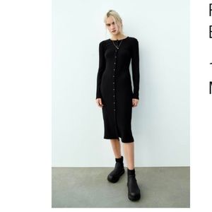 Zara black dress